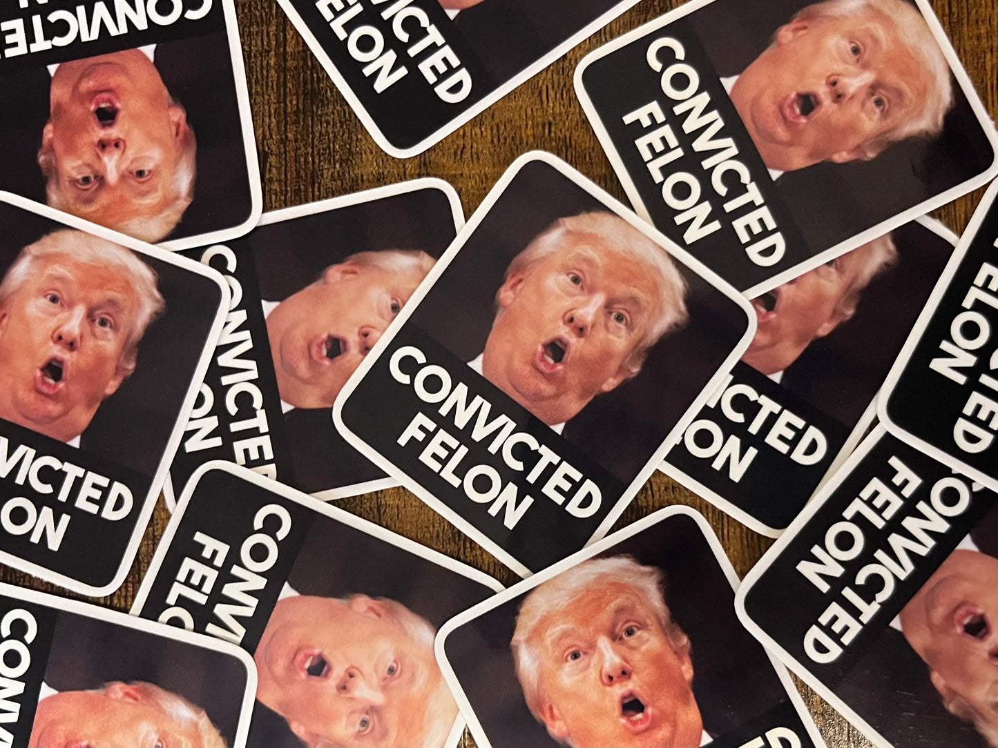 Trump Convicted Felon Vinyl Sticker
