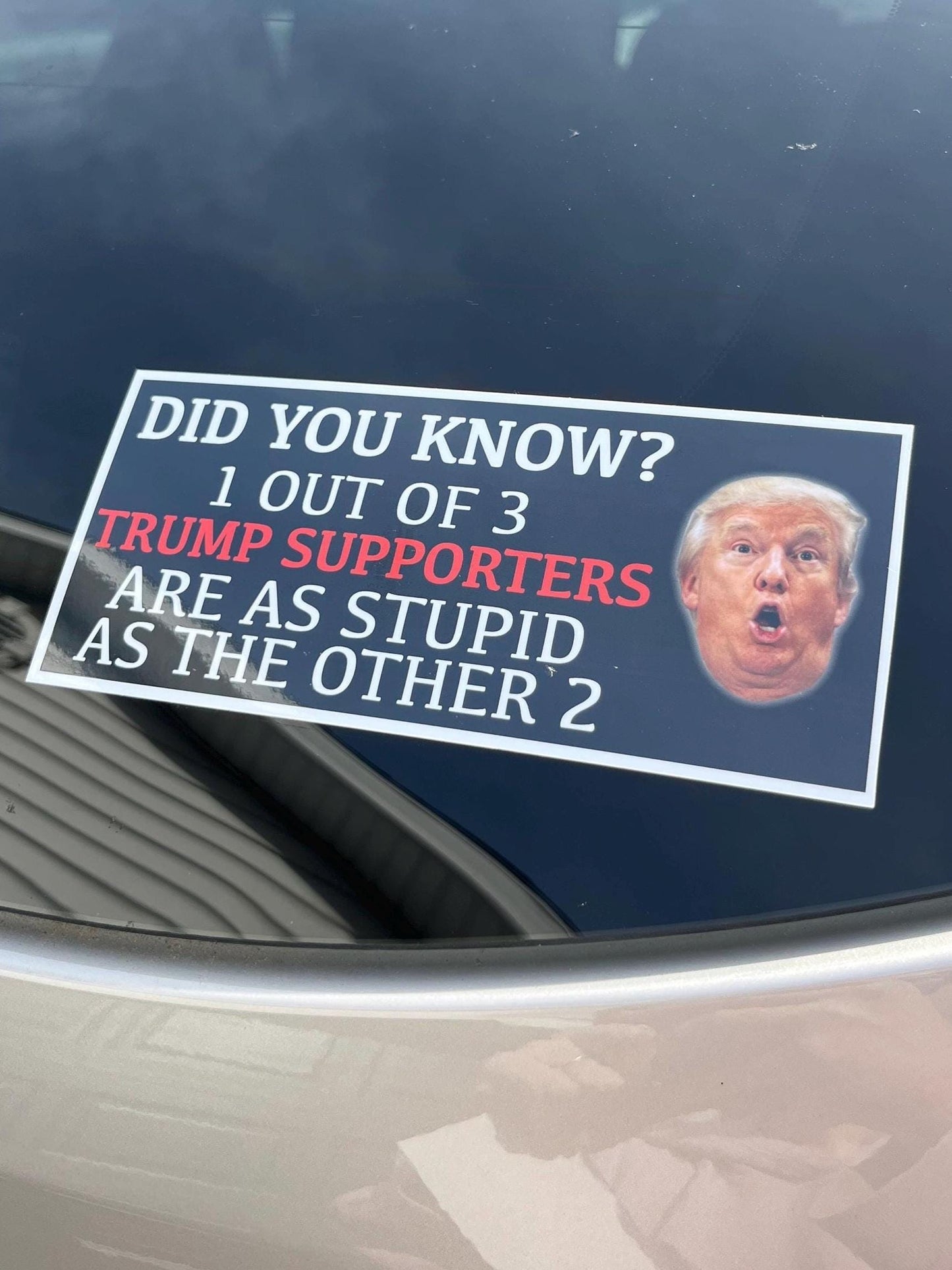 Did You Know Funny Trump Supporters Bumper Sticker