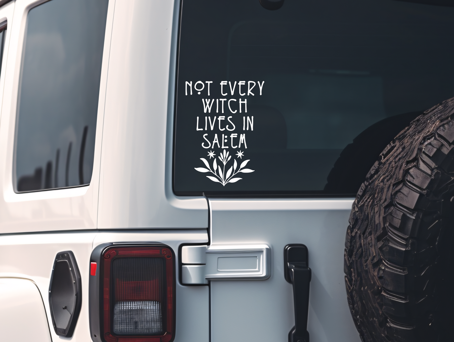 Not Every Witch Lives in Salem Car Decal