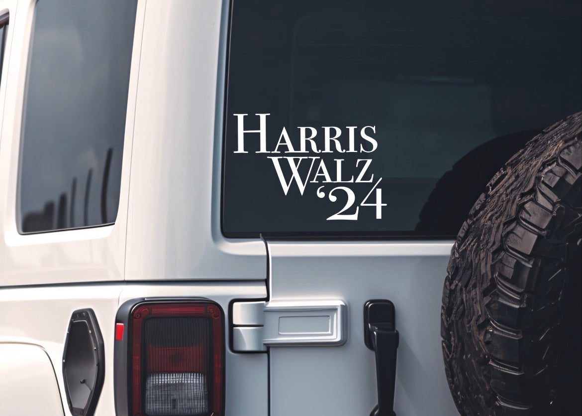 Harris Walz 2024 Car Decal