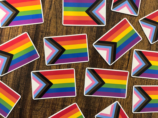 Pride Flag - LGBTQIA - Rainbow - Pride Month - June -  Sticker for Journal, Water Bottle, Phone, Laptop